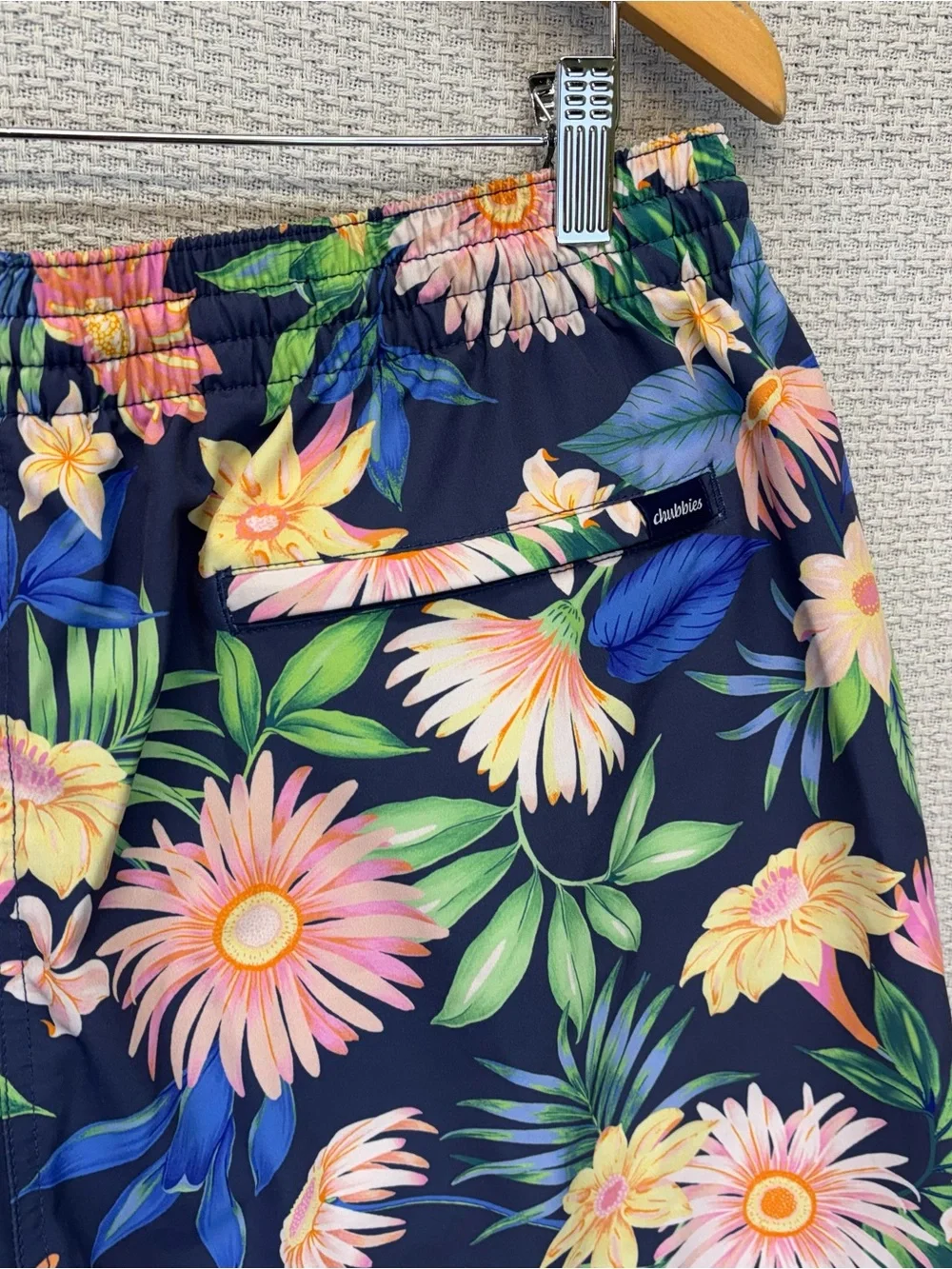 Lot Of 2 Chubbies Swim Trunks XXL Colorful Tropical Jellyfish Beach Floral EUC